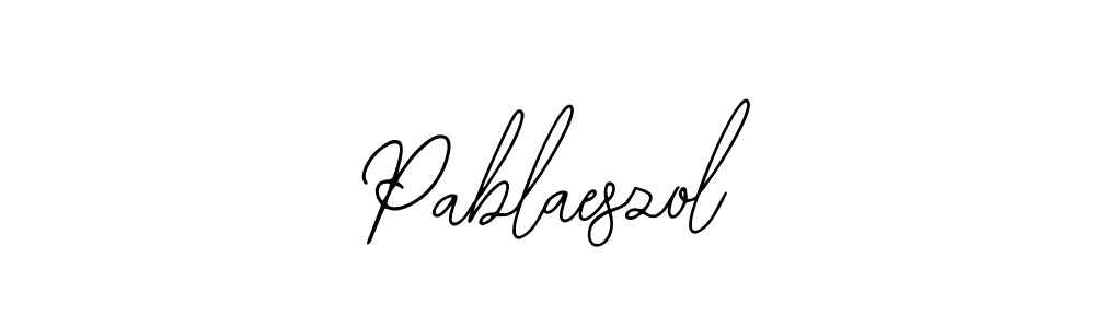 How to Draw Pablaeszol signature style? Bearetta-2O07w is a latest design signature styles for name Pablaeszol. Pablaeszol signature style 12 images and pictures png