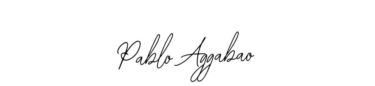 Make a beautiful signature design for name Pablo Aggabao. With this signature (Bearetta-2O07w) style, you can create a handwritten signature for free. Pablo Aggabao signature style 12 images and pictures png
