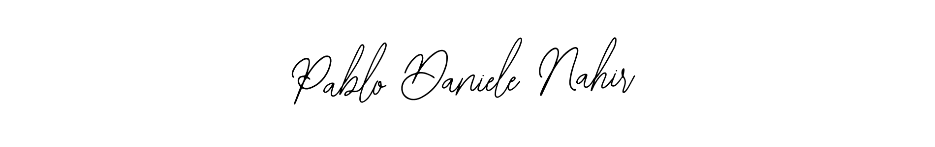 Similarly Bearetta-2O07w is the best handwritten signature design. Signature creator online .You can use it as an online autograph creator for name Pablo Daniele Nahir. Pablo Daniele Nahir signature style 12 images and pictures png