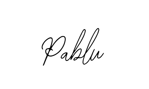 Create a beautiful signature design for name Pablu. With this signature (Bearetta-2O07w) fonts, you can make a handwritten signature for free. Pablu signature style 12 images and pictures png