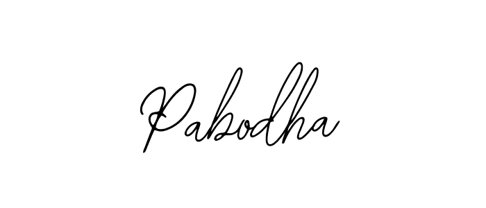 How to Draw Pabodha signature style? Bearetta-2O07w is a latest design signature styles for name Pabodha. Pabodha signature style 12 images and pictures png