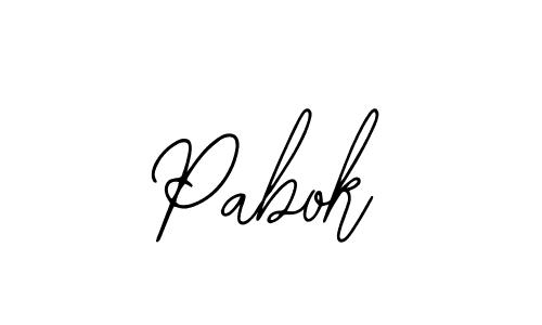 if you are searching for the best signature style for your name Pabok. so please give up your signature search. here we have designed multiple signature styles  using Bearetta-2O07w. Pabok signature style 12 images and pictures png