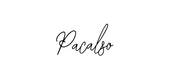 Make a beautiful signature design for name Pacalso. Use this online signature maker to create a handwritten signature for free. Pacalso signature style 12 images and pictures png