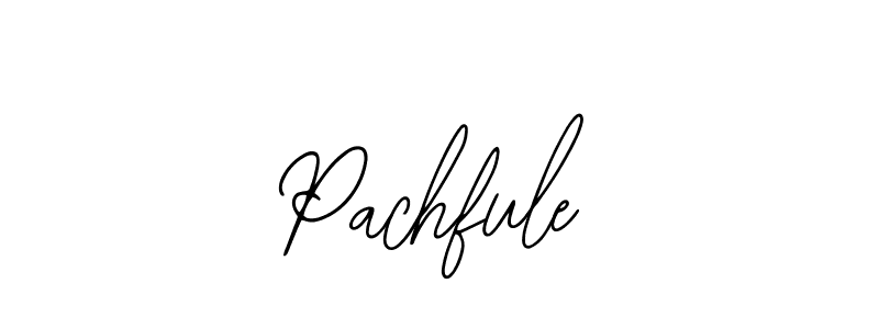 Design your own signature with our free online signature maker. With this signature software, you can create a handwritten (Bearetta-2O07w) signature for name Pachfule. Pachfule signature style 12 images and pictures png