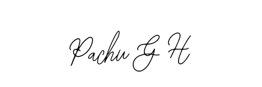 Make a beautiful signature design for name Pachu G H. Use this online signature maker to create a handwritten signature for free. Pachu G H signature style 12 images and pictures png