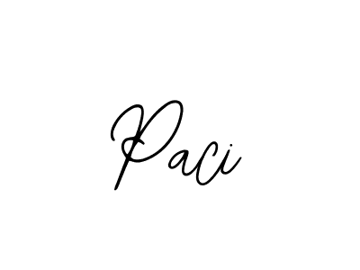 Make a beautiful signature design for name Paci. With this signature (Bearetta-2O07w) style, you can create a handwritten signature for free. Paci signature style 12 images and pictures png