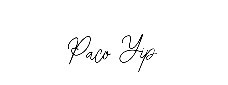 You can use this online signature creator to create a handwritten signature for the name Paco Yip. This is the best online autograph maker. Paco Yip signature style 12 images and pictures png