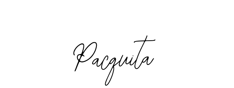 How to make Pacquita name signature. Use Bearetta-2O07w style for creating short signs online. This is the latest handwritten sign. Pacquita signature style 12 images and pictures png
