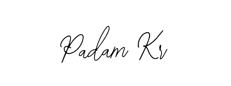 Create a beautiful signature design for name Padam Kr. With this signature (Bearetta-2O07w) fonts, you can make a handwritten signature for free. Padam Kr signature style 12 images and pictures png