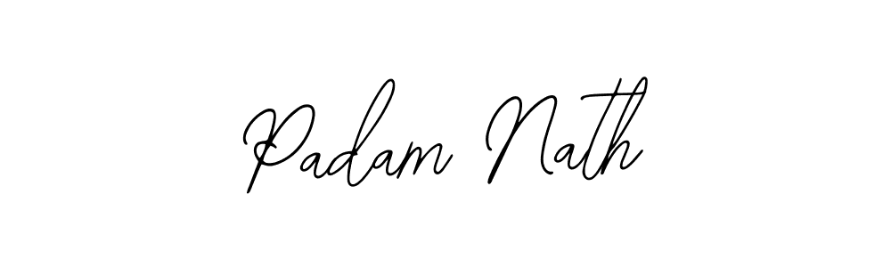 The best way (Bearetta-2O07w) to make a short signature is to pick only two or three words in your name. The name Padam Nath include a total of six letters. For converting this name. Padam Nath signature style 12 images and pictures png