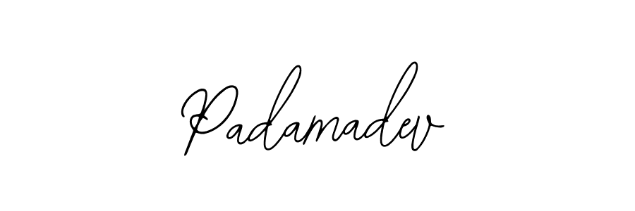 The best way (Bearetta-2O07w) to make a short signature is to pick only two or three words in your name. The name Padamadev include a total of six letters. For converting this name. Padamadev signature style 12 images and pictures png