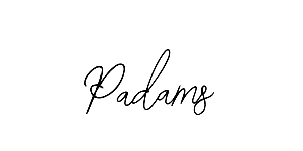 Design your own signature with our free online signature maker. With this signature software, you can create a handwritten (Bearetta-2O07w) signature for name Padams. Padams signature style 12 images and pictures png