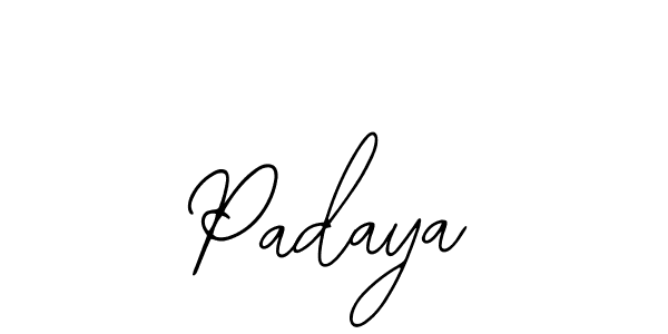 Use a signature maker to create a handwritten signature online. With this signature software, you can design (Bearetta-2O07w) your own signature for name Padaya. Padaya signature style 12 images and pictures png