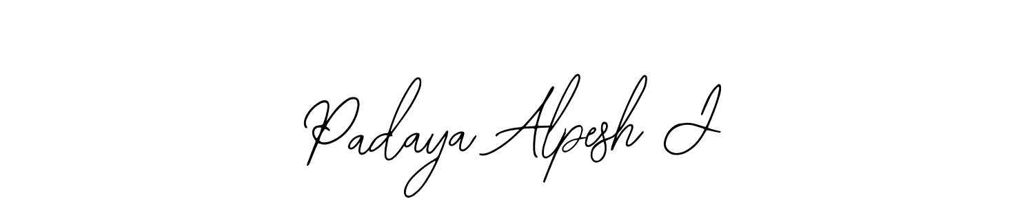 Once you've used our free online signature maker to create your best signature Bearetta-2O07w style, it's time to enjoy all of the benefits that Padaya Alpesh J name signing documents. Padaya Alpesh J signature style 12 images and pictures png