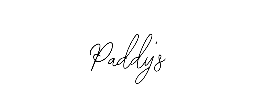 Similarly Bearetta-2O07w is the best handwritten signature design. Signature creator online .You can use it as an online autograph creator for name Paddy’s. Paddy’s signature style 12 images and pictures png