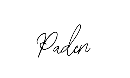 You should practise on your own different ways (Bearetta-2O07w) to write your name (Paden) in signature. don't let someone else do it for you. Paden signature style 12 images and pictures png