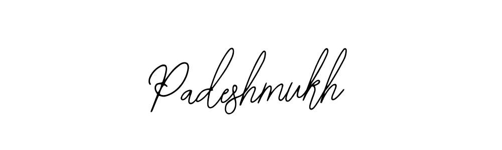 How to make Padeshmukh signature? Bearetta-2O07w is a professional autograph style. Create handwritten signature for Padeshmukh name. Padeshmukh signature style 12 images and pictures png