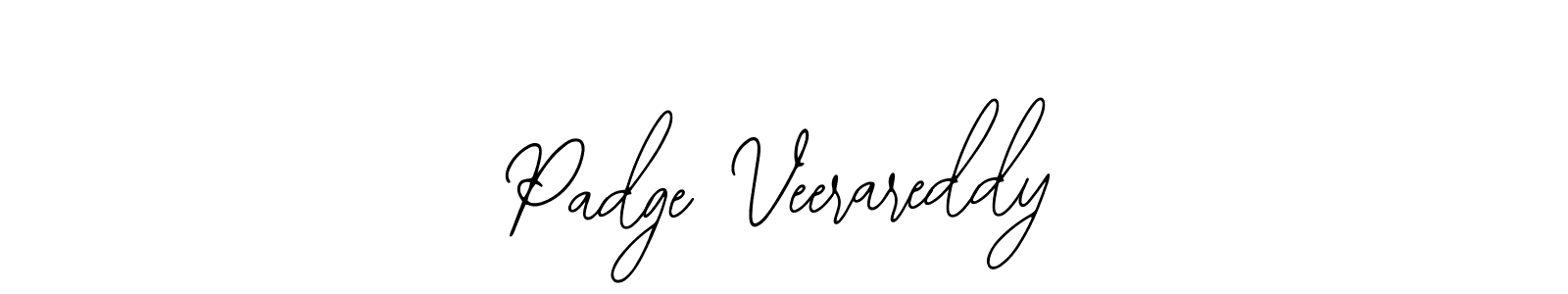 Create a beautiful signature design for name Padge Veerareddy. With this signature (Bearetta-2O07w) fonts, you can make a handwritten signature for free. Padge Veerareddy signature style 12 images and pictures png