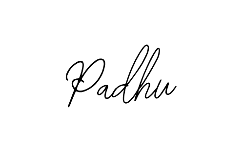 Design your own signature with our free online signature maker. With this signature software, you can create a handwritten (Bearetta-2O07w) signature for name Padhu. Padhu signature style 12 images and pictures png