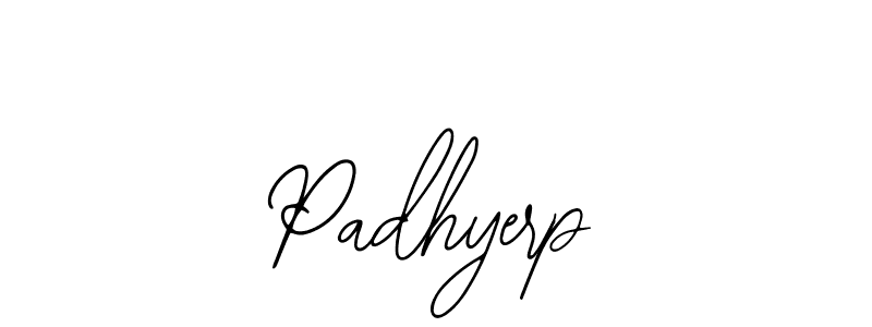 Use a signature maker to create a handwritten signature online. With this signature software, you can design (Bearetta-2O07w) your own signature for name Padhyerp. Padhyerp signature style 12 images and pictures png
