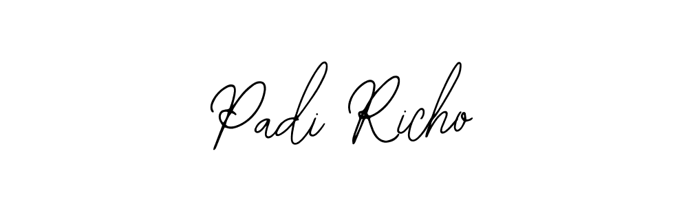 The best way (Bearetta-2O07w) to make a short signature is to pick only two or three words in your name. The name Padi Richo include a total of six letters. For converting this name. Padi Richo signature style 12 images and pictures png
