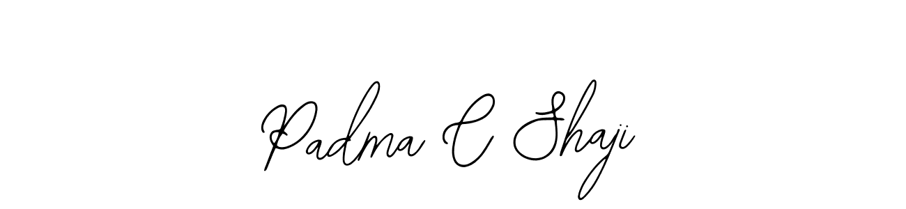 Also You can easily find your signature by using the search form. We will create Padma C Shaji name handwritten signature images for you free of cost using Bearetta-2O07w sign style. Padma C Shaji signature style 12 images and pictures png