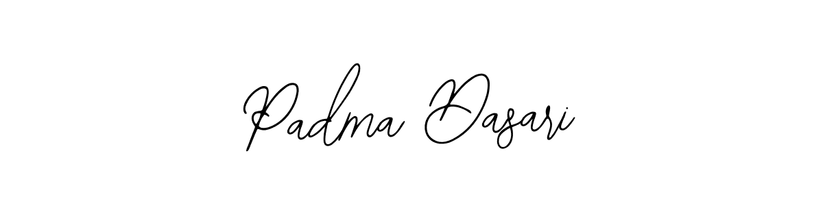 How to make Padma Dasari name signature. Use Bearetta-2O07w style for creating short signs online. This is the latest handwritten sign. Padma Dasari signature style 12 images and pictures png