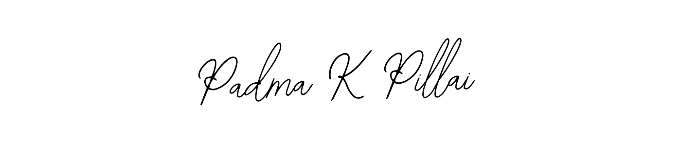 Make a beautiful signature design for name Padma K Pillai. Use this online signature maker to create a handwritten signature for free. Padma K Pillai signature style 12 images and pictures png