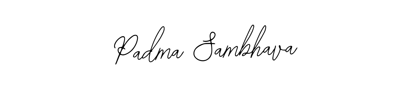 Also we have Padma Sambhava name is the best signature style. Create professional handwritten signature collection using Bearetta-2O07w autograph style. Padma Sambhava signature style 12 images and pictures png