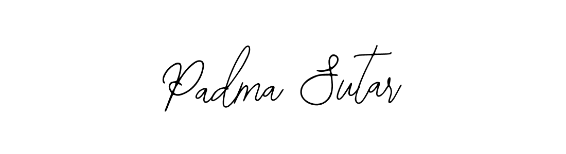The best way (Bearetta-2O07w) to make a short signature is to pick only two or three words in your name. The name Padma Sutar include a total of six letters. For converting this name. Padma Sutar signature style 12 images and pictures png