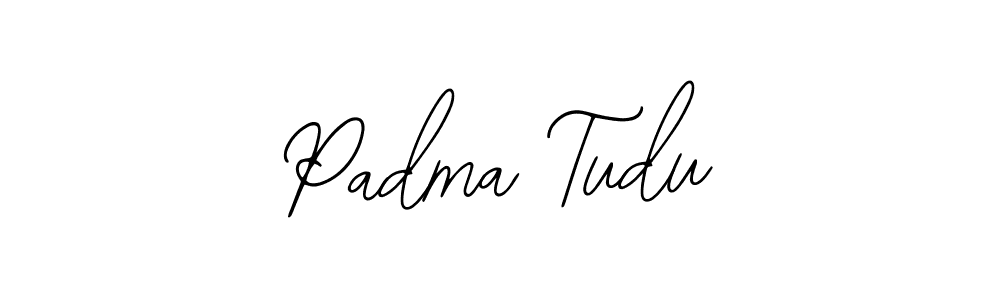 You should practise on your own different ways (Bearetta-2O07w) to write your name (Padma Tudu) in signature. don't let someone else do it for you. Padma Tudu signature style 12 images and pictures png