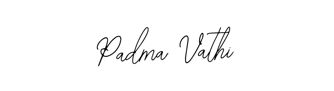 Design your own signature with our free online signature maker. With this signature software, you can create a handwritten (Bearetta-2O07w) signature for name Padma Vathi. Padma Vathi signature style 12 images and pictures png