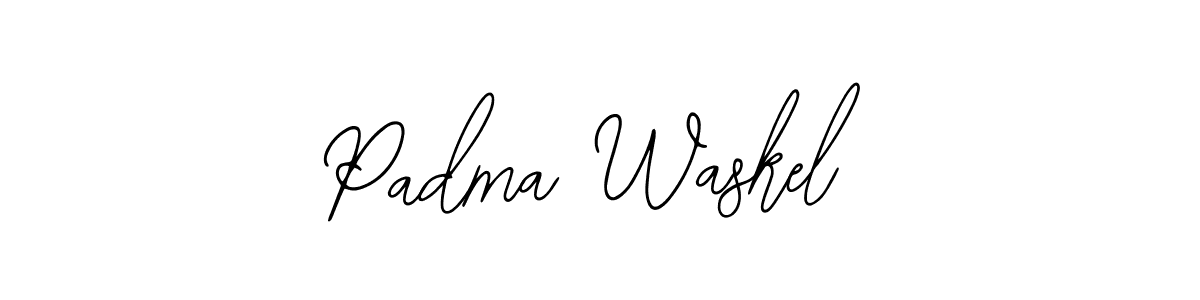 Use a signature maker to create a handwritten signature online. With this signature software, you can design (Bearetta-2O07w) your own signature for name Padma Waskel. Padma Waskel signature style 12 images and pictures png