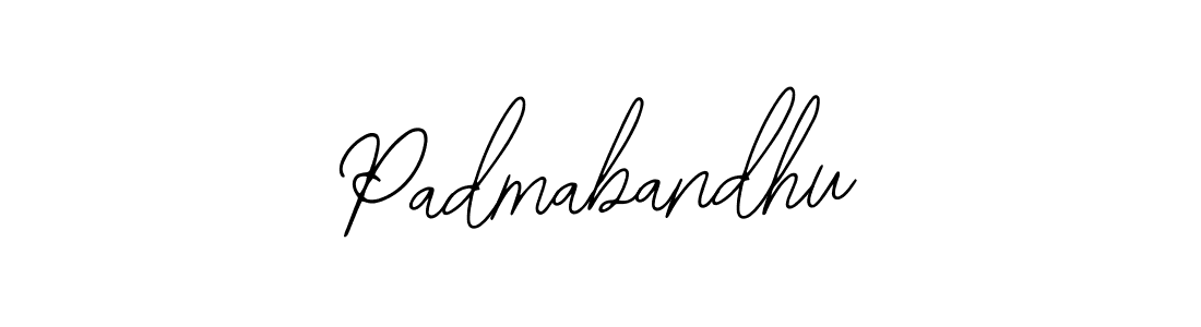 Design your own signature with our free online signature maker. With this signature software, you can create a handwritten (Bearetta-2O07w) signature for name Padmabandhu. Padmabandhu signature style 12 images and pictures png