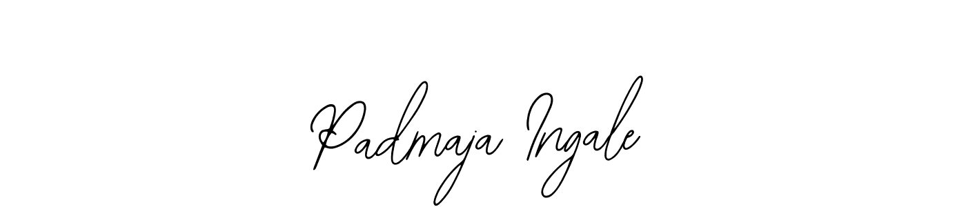 How to make Padmaja Ingale signature? Bearetta-2O07w is a professional autograph style. Create handwritten signature for Padmaja Ingale name. Padmaja Ingale signature style 12 images and pictures png