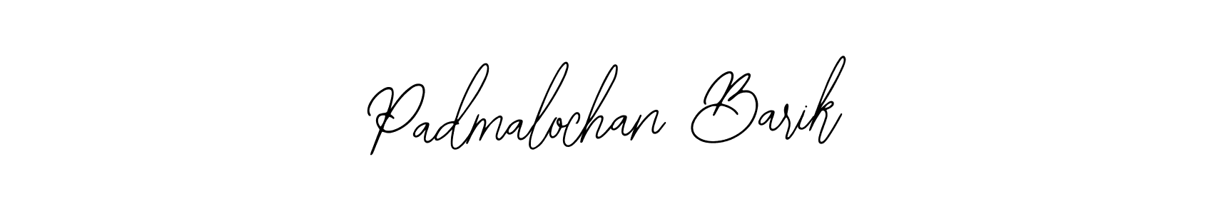 How to make Padmalochan Barik name signature. Use Bearetta-2O07w style for creating short signs online. This is the latest handwritten sign. Padmalochan Barik signature style 12 images and pictures png