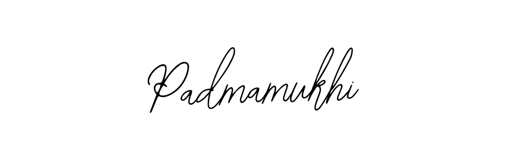 Use a signature maker to create a handwritten signature online. With this signature software, you can design (Bearetta-2O07w) your own signature for name Padmamukhi. Padmamukhi signature style 12 images and pictures png