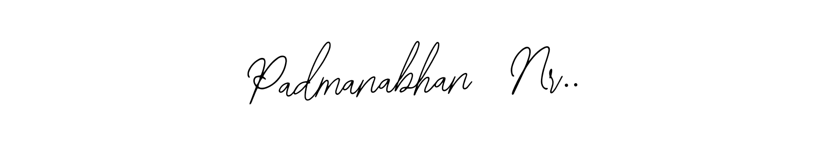 if you are searching for the best signature style for your name Padmanabhan  Nr... so please give up your signature search. here we have designed multiple signature styles  using Bearetta-2O07w. Padmanabhan  Nr.. signature style 12 images and pictures png