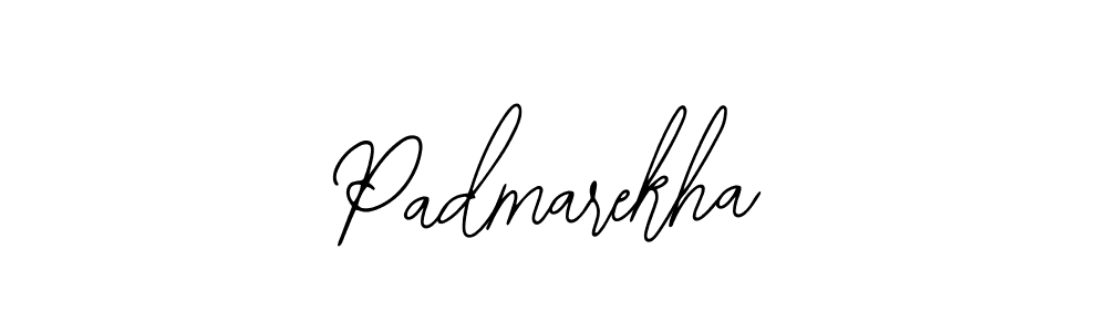 Design your own signature with our free online signature maker. With this signature software, you can create a handwritten (Bearetta-2O07w) signature for name Padmarekha. Padmarekha signature style 12 images and pictures png