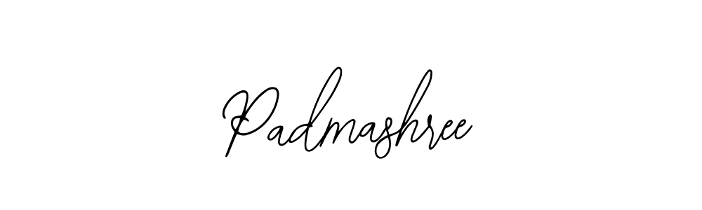 Design your own signature with our free online signature maker. With this signature software, you can create a handwritten (Bearetta-2O07w) signature for name Padmashree. Padmashree signature style 12 images and pictures png