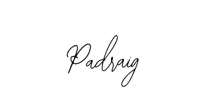 if you are searching for the best signature style for your name Padraig. so please give up your signature search. here we have designed multiple signature styles  using Bearetta-2O07w. Padraig signature style 12 images and pictures png