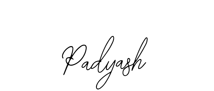 Also You can easily find your signature by using the search form. We will create Padyash name handwritten signature images for you free of cost using Bearetta-2O07w sign style. Padyash signature style 12 images and pictures png