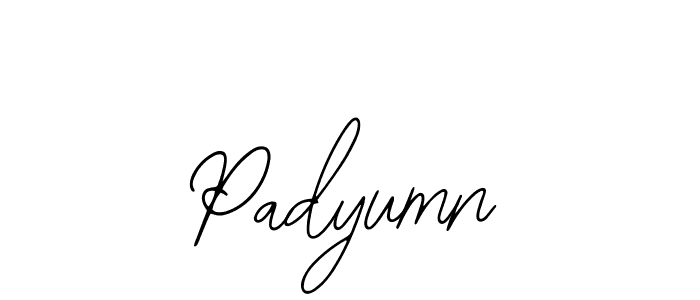 Use a signature maker to create a handwritten signature online. With this signature software, you can design (Bearetta-2O07w) your own signature for name Padyumn. Padyumn signature style 12 images and pictures png