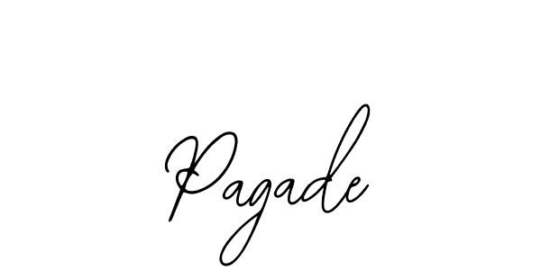 You should practise on your own different ways (Bearetta-2O07w) to write your name (Pagade) in signature. don't let someone else do it for you. Pagade signature style 12 images and pictures png