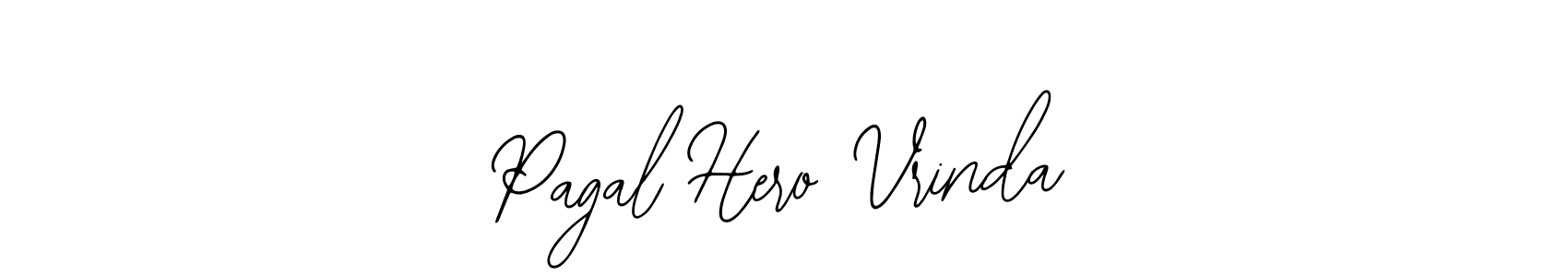 Create a beautiful signature design for name Pagal Hero Vrinda. With this signature (Bearetta-2O07w) fonts, you can make a handwritten signature for free. Pagal Hero Vrinda signature style 12 images and pictures png