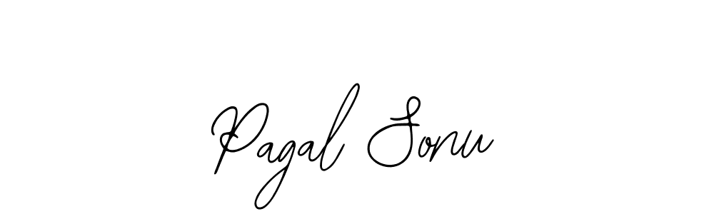 Use a signature maker to create a handwritten signature online. With this signature software, you can design (Bearetta-2O07w) your own signature for name Pagal Sonu. Pagal Sonu signature style 12 images and pictures png