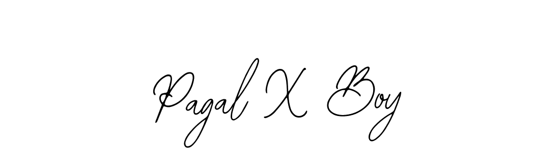 The best way (Bearetta-2O07w) to make a short signature is to pick only two or three words in your name. The name Pagal X Boy include a total of six letters. For converting this name. Pagal X Boy signature style 12 images and pictures png