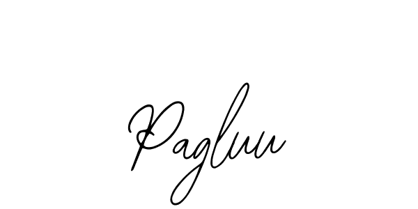 Use a signature maker to create a handwritten signature online. With this signature software, you can design (Bearetta-2O07w) your own signature for name Pagluu. Pagluu signature style 12 images and pictures png