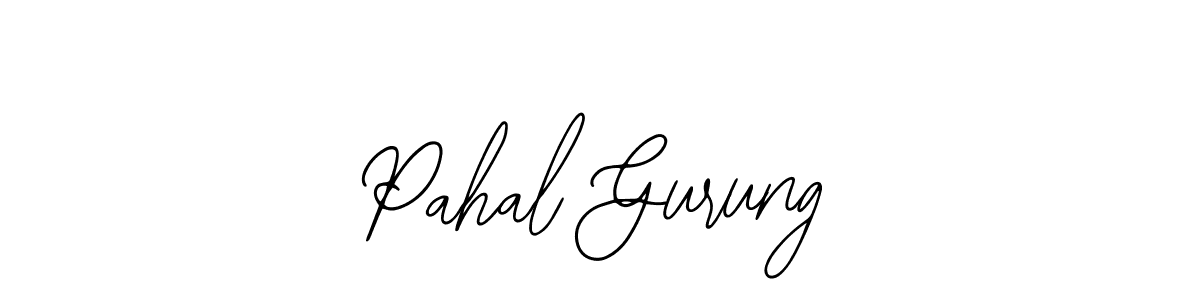 Make a beautiful signature design for name Pahal Gurung. Use this online signature maker to create a handwritten signature for free. Pahal Gurung signature style 12 images and pictures png