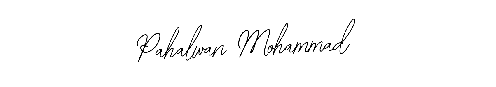 You should practise on your own different ways (Bearetta-2O07w) to write your name (Pahalwan Mohammad) in signature. don't let someone else do it for you. Pahalwan Mohammad signature style 12 images and pictures png